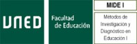 Departamento MIDE I-Facultad de Educación. UNED